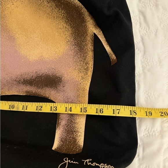 Jim Thompson Elephant Canvas Bag ❤️ - Picture 11 of 12